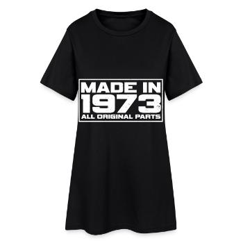 Fabriqué en 1973 Toutes les pièces d’origine - Robe T-shirt Femme - noir - Devant