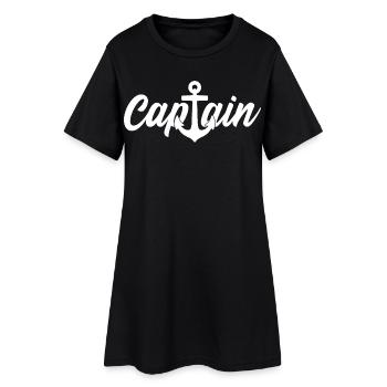 CAPTAIN KAPITÄN - Robe T-shirt Femme - noir - Devant