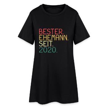 Bester Ehemann seit 2020 - Frauen T-Shirt-Kleid - Schwarz - Vorne