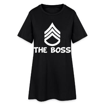 The Chief (white) - Women’s T-Shirt Dress - black - Front