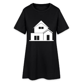 Maison Blanche - Robe T-shirt Femme - noir - Devant
