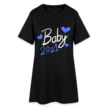 Bébé 2021 - Robe T-shirt Femme - noir - Devant