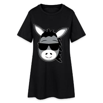 donkey - Women’s T-Shirt Dress - black - Front