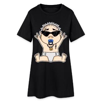 Cool Baby - Robe T-shirt Femme - noir - Devant