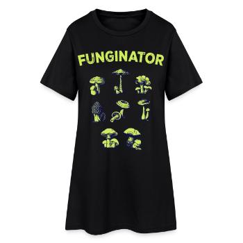 Fonginateur Champignons Champignons Champignons Cuedeur champignons - Robe T-shirt Femme - noir - Devant