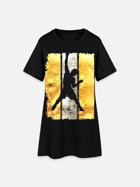 Climbing - Climbing - Climbing Wall - Bouldering - Women’s T-Shirt Dress - black