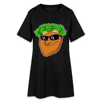 Cool escalopes avec lunettes de soleil - Robe T-shirt Femme - noir - Devant