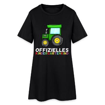 Kindergarten Kindergartenkind - Frauen T-Shirt-Kleid - Schwarz - Vorne