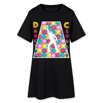 Retro - Disco - Danser - années 70 - Robe T-shirt Femme - noir - Devant