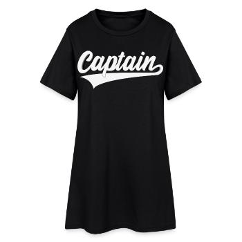 CAPITAINE 3D CAPITAINE SWOOSH - Robe T-shirt Femme - noir - Devant