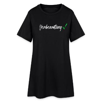 Verbeamtung Auf Lebenszeit Beamtin Beamte Geschenk - Frauen T-Shirt-Kleid - Schwarz - Vorne