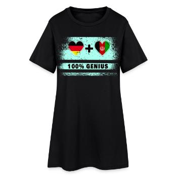 Allemagne et Afghanistan Genial / Cadeau - Robe T-shirt Femme - noir - Devant
