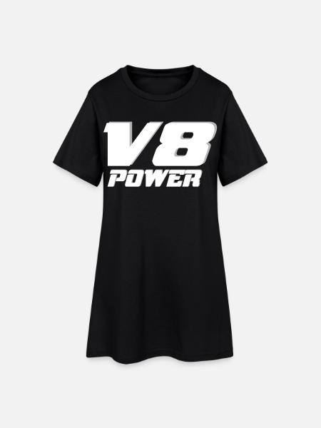 V8 - Robe T-shirt Femme - noir