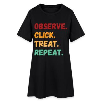 Cliquez sur Traiter la formation des chiens - Robe T-shirt Femme - noir - Devant