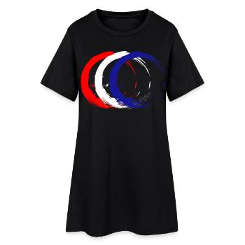 Croatie - Robe T-shirt Femme - noir - Devant