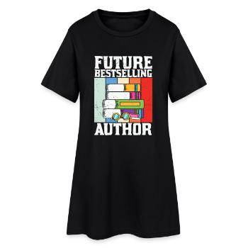 Future Best Selling Author Writer - Women’s T-Shirt Dress - black - Front