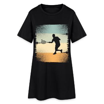 Tennis - Robe T-shirt Femme - noir - Devant