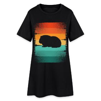 Cobaye - Robe T-shirt Femme - noir - Devant