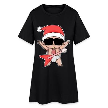 Cool Baby Noël - Robe T-shirt Femme - noir - Devant