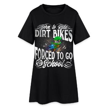 Motocross - Robe T-shirt Femme - noir - Devant