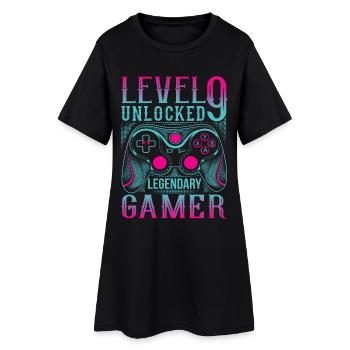 9ème anniversaire Niveau 9 Jeu de joueur - Robe T-shirt Femme - noir - Devant