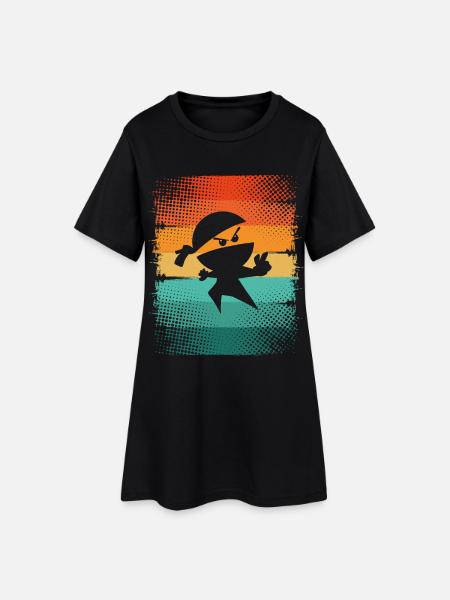Ninja - Robe T-shirt Femme - noir
