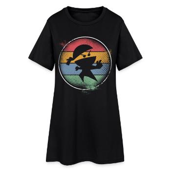 Ninja - Women’s T-Shirt Dress - black - Front