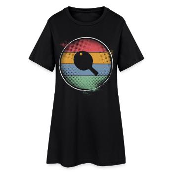 Table tennis - Women’s T-Shirt Dress - black - Front