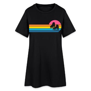 Skate - Women’s T-Shirt Dress - black - Front