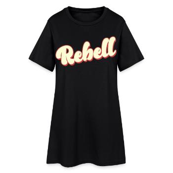 rebelle dieb rowdy rebelle bandit hustler gang crime - Robe T-shirt Femme - noir - Devant