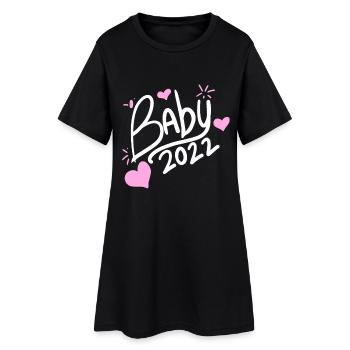 Bébé 2022 - Nouveau-né 2022 Fille Fille - Robe T-shirt Femme - noir - Devant