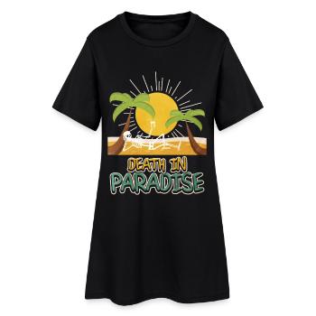 Death in Paradise – Ambiances Squeleton Holiday - Robe T-shirt Femme - noir - Devant