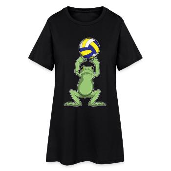 Joueuse de volley-ball des Frogs Volley-ball - Robe T-shirt Femme - noir - Devant
