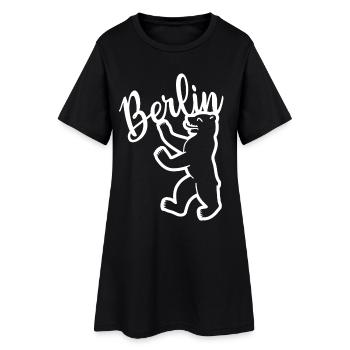 Ours de Berlin - Robe T-shirt Femme - noir - Devant
