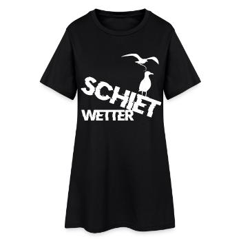 Schiet Wetter - Robe T-shirt Femme - noir - Devant