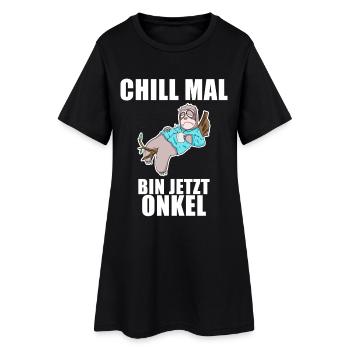 Neffe Onkel Geschenk - Frauen T-Shirt-Kleid - Schwarz - Vorne