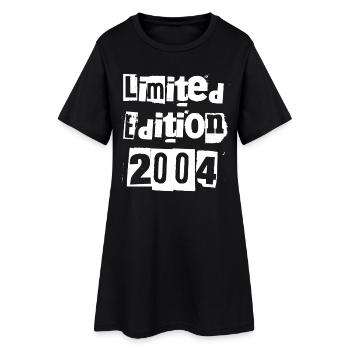 Limited Edition 2004 20th Birthday Gift - Women’s T-Shirt Dress - black - Front