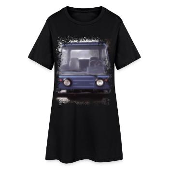 Multivoiture M25 - Robe T-shirt Femme - noir - Devant