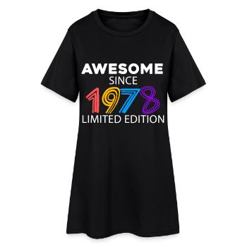 Fantastique depuis 1978 - né en 1978 - Robe T-shirt Femme - noir - Devant