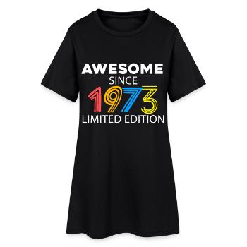 Fantastique depuis 1973 - né en 1973 - Robe T-shirt Femme - noir - Devant