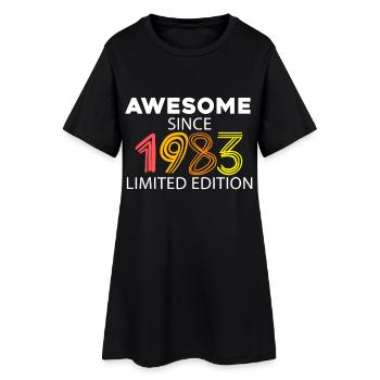 Fantastique depuis 1983 - né en 1983 - Robe T-shirt Femme - noir - Devant