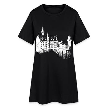 Neuschwanstein Deutschland Bayern I Love Germany - Frauen T-Shirt-Kleid - Schwarz - Vorne