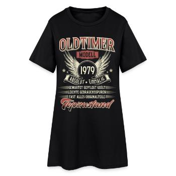 1979 Geboren Geburtstag Oldtimer - Frauen T-Shirt-Kleid - Schwarz - Vorne