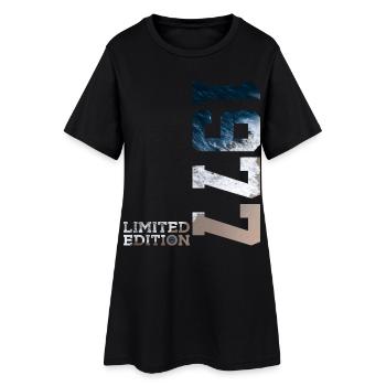 49E ANNIVERSAIRE ÉDITION LIMITÉE 1977 - Robe T-shirt Femme - noir - Devant