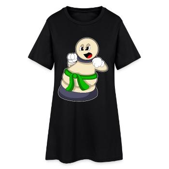 Chess piece pawn chess - Women’s T-Shirt Dress - black - Front