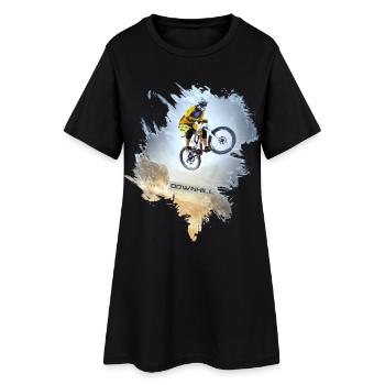 VTT | Vététistes | Descente - Robe T-shirt Femme - noir - Devant