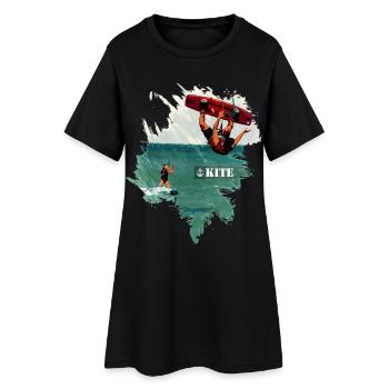 | kite boarding | de kitesurf Kite Surf - Robe T-shirt Femme - noir - Devant