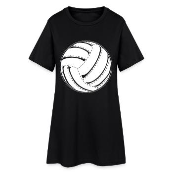 Volley-ball - Robe T-shirt Femme - noir - Devant