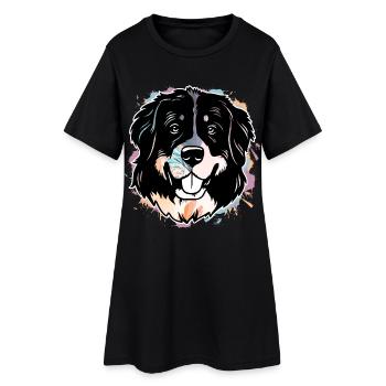 Bouvier bernois - Robe T-shirt Femme - noir - Devant