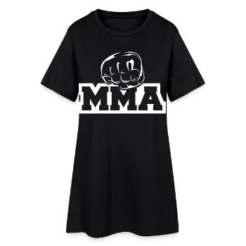 MMA Fist Icône Logo Icône Arts Martiaux Illustration - Robe T-shirt Femme - noir - Devant